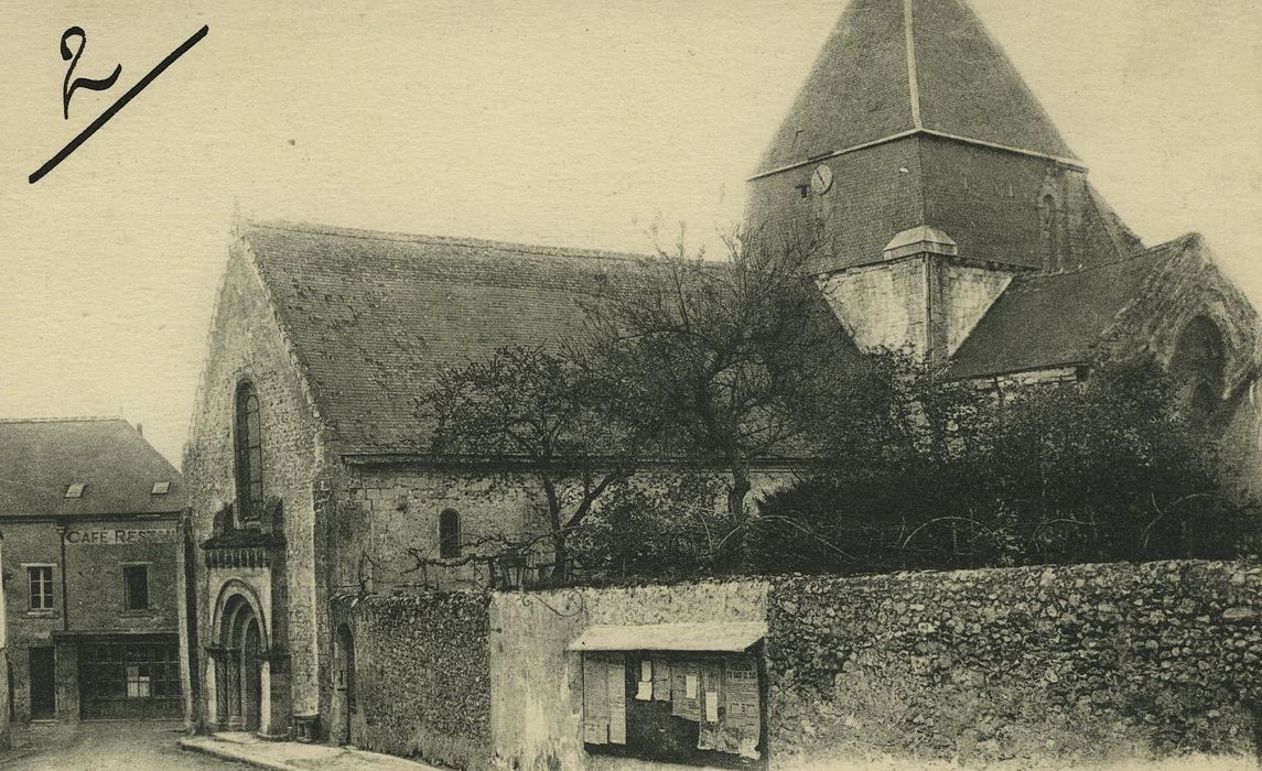 Eglise Saint-Etienne : Ensemble sud-ouest, vue générale