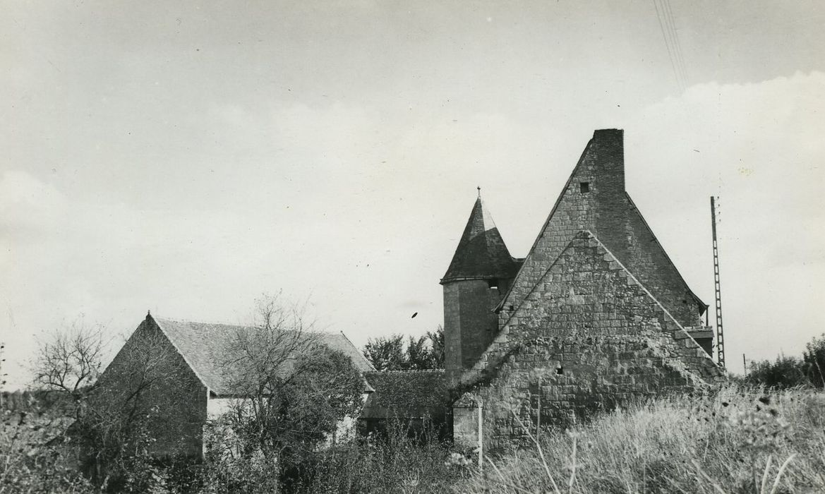 Manoir de Foncher : Ensemble ouest, vue générale