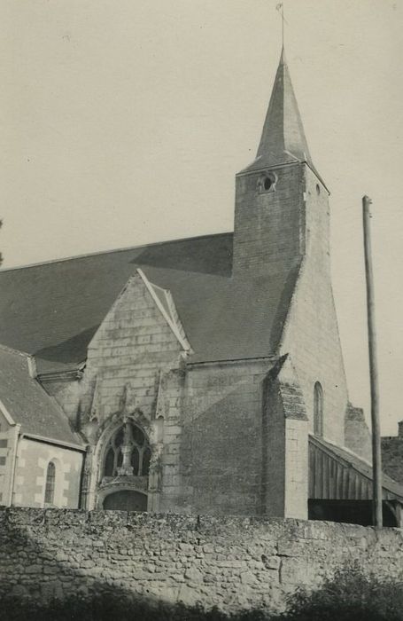 Eglise Notre-Dame : Façade latérale nord, vue partielle