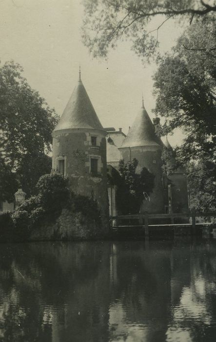 Château de Boisbonnard : Tours nord, vue générale