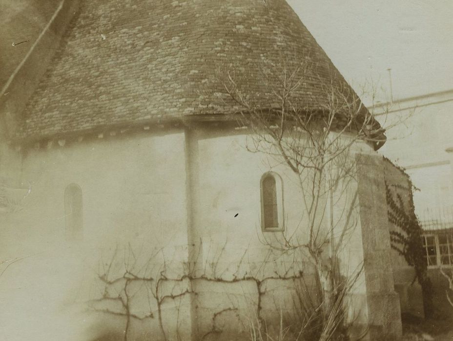 Chapelle de Saint-Lazare : Chevet, vue partielle