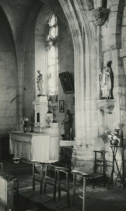 Eglise Saint-Sulpice : Chapelle du choeur, vue partielle