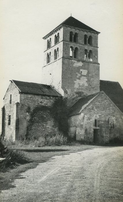 Eglise Saint-Laurent (ancienne) : Ensemble sud-ouest, vue partielle