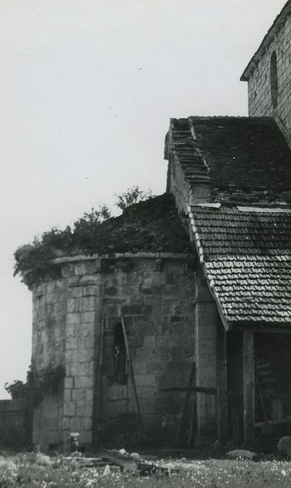 Eglise de Jaugenay (ancienne) : Chevet, vue générale