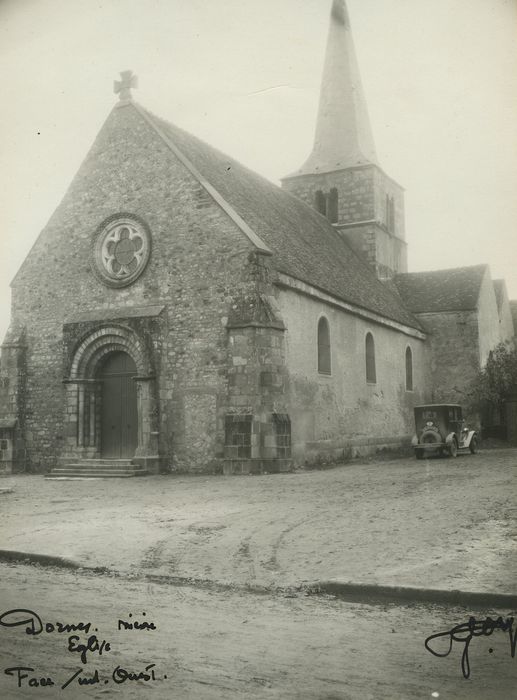 Eglise : Ensemble sud-ouest, vue générale