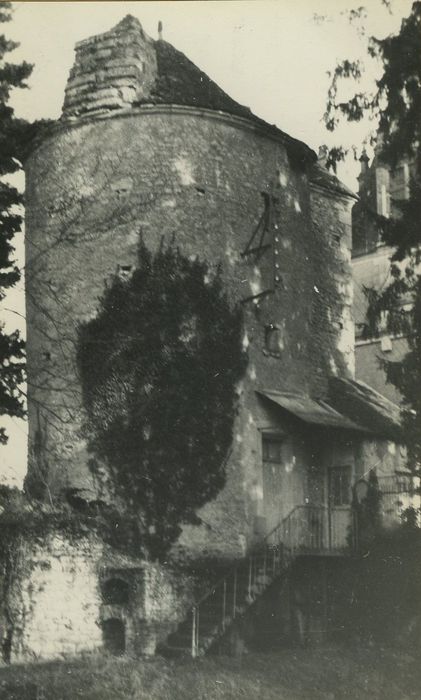 Château de la Motte-Farchat : Tour isolée, vue générale