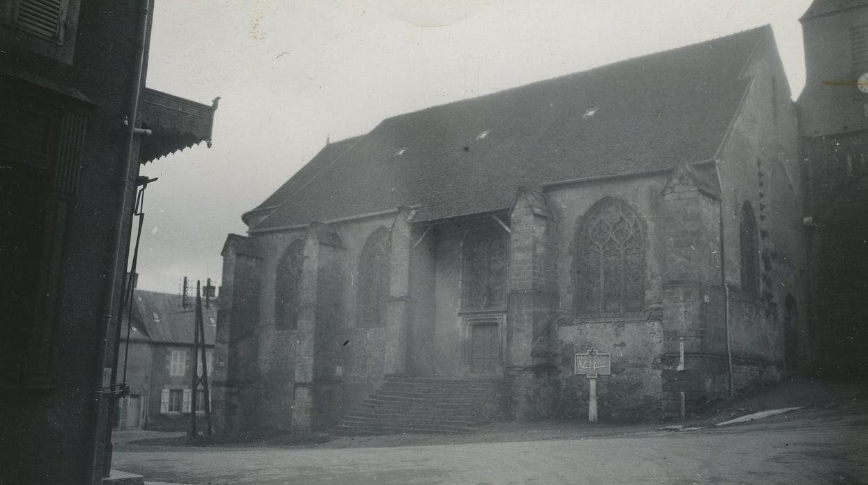 Eglise : Façade latérale nord, vue générale