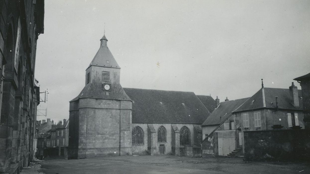 Eglise : Façade latérale sud, vue générale