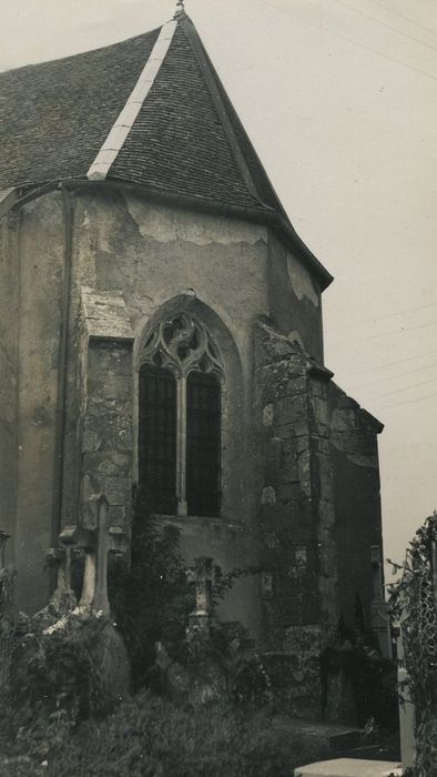 Eglise Saint-Denis : Chevet, vue partielle