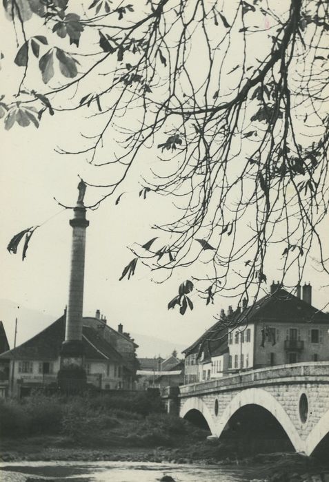 Colonne de Charles Félix : Vue générale de la colonne dans son environnement depuis le Nord-Est