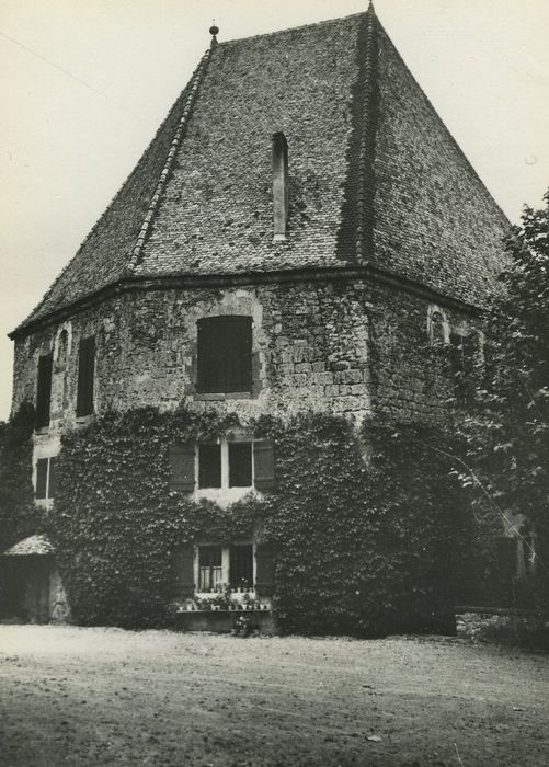 Château de Beauregard : Donjon, façade sud, vue générale