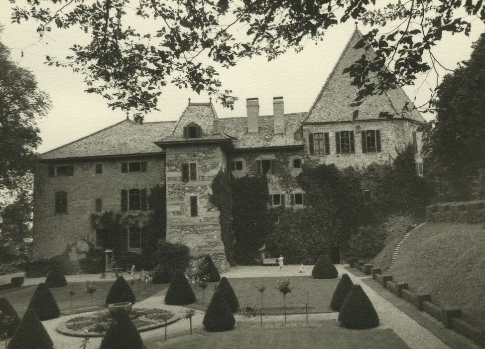 Château de Beauregard : Façade sud, vue générale