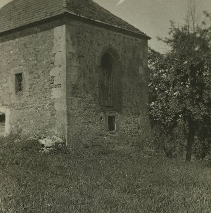 Chapelle de la Maladière-de-Veige ou Sainte-Madeleine : Vue partielle des façades sud et est