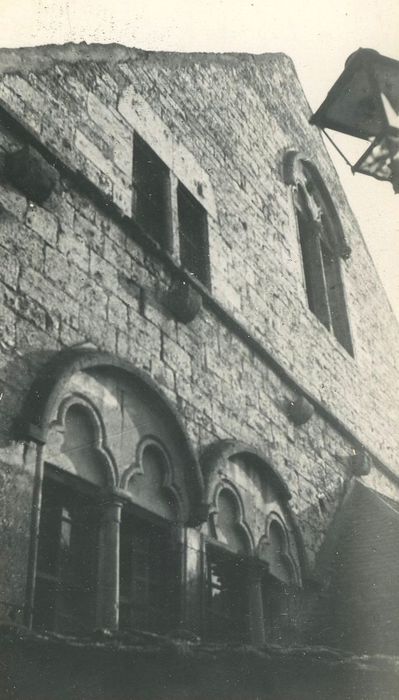 Bâtiment dit du Chapitre : Pignon nord, vue partielle