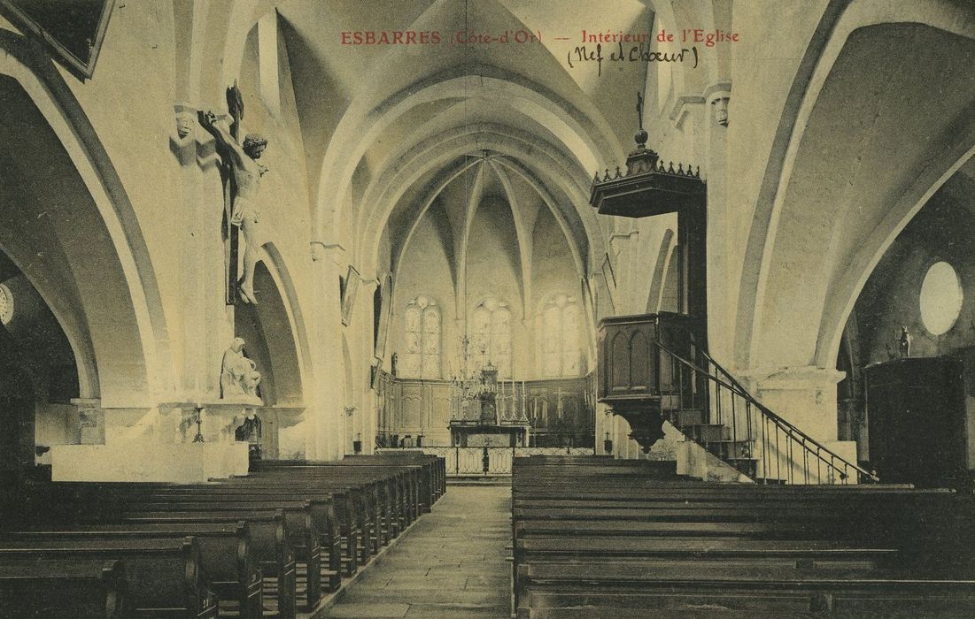 Eglise paroissiale : Nef, vue générale