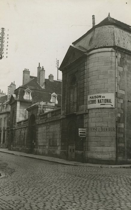 Hôtel de Ruffey : Façade sur rue, vue générale