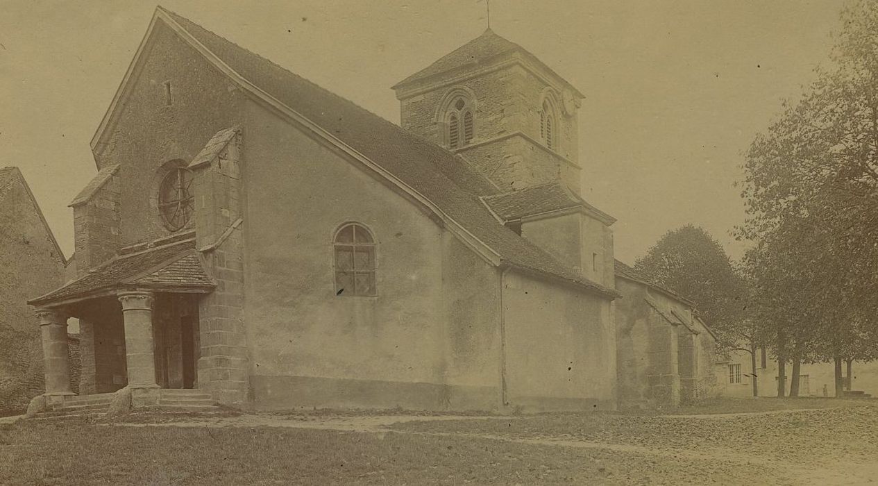 Eglise Saint-Vallier de Messigny : Ensemble sud-ouest, vue générale