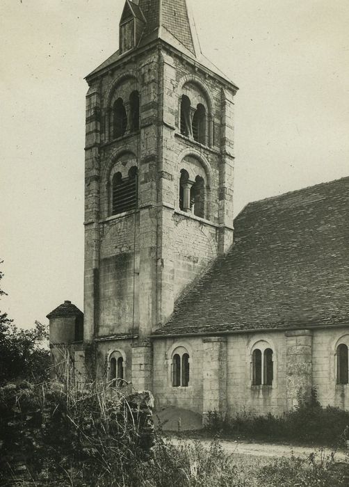 Eglise Saint-Jean-Baptiste : Clocher, élévations nord et ouest, vue générale