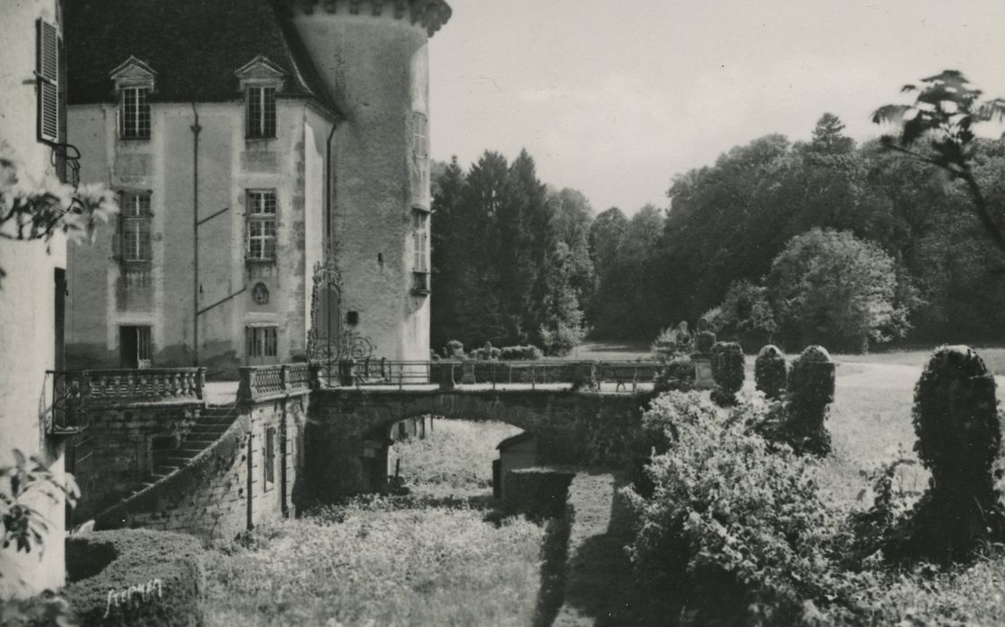 Château : Douves ouest, vue générale