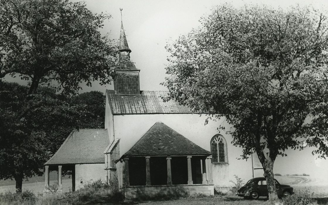 Chapelle Sainte-Gertrude : Façade latérale sud, vue générale