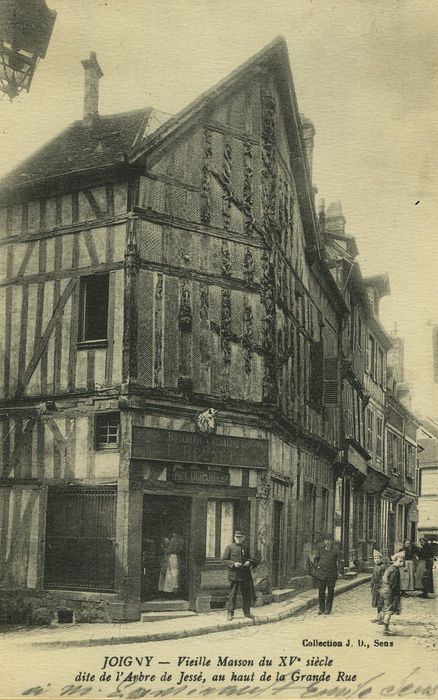 Maison dite L'Arbre de Jessé : Façades sur rues, vue générale