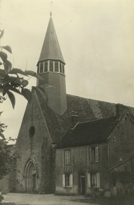 Eglise Notre-Dame de Malicorne : Façade occidentale, vue générale