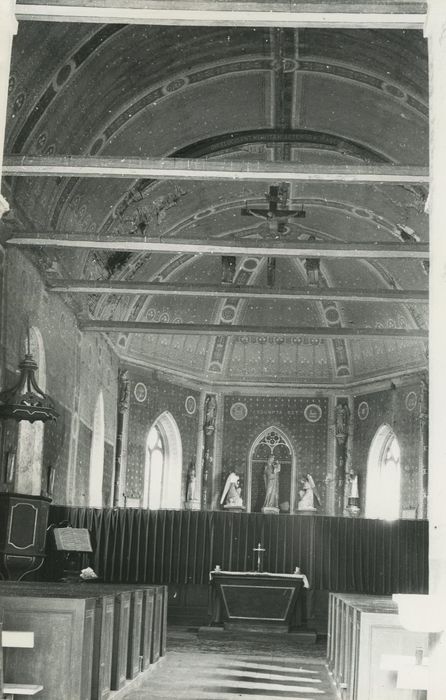 Eglise Notre-Dame de Malicorne : Nef, vue générale