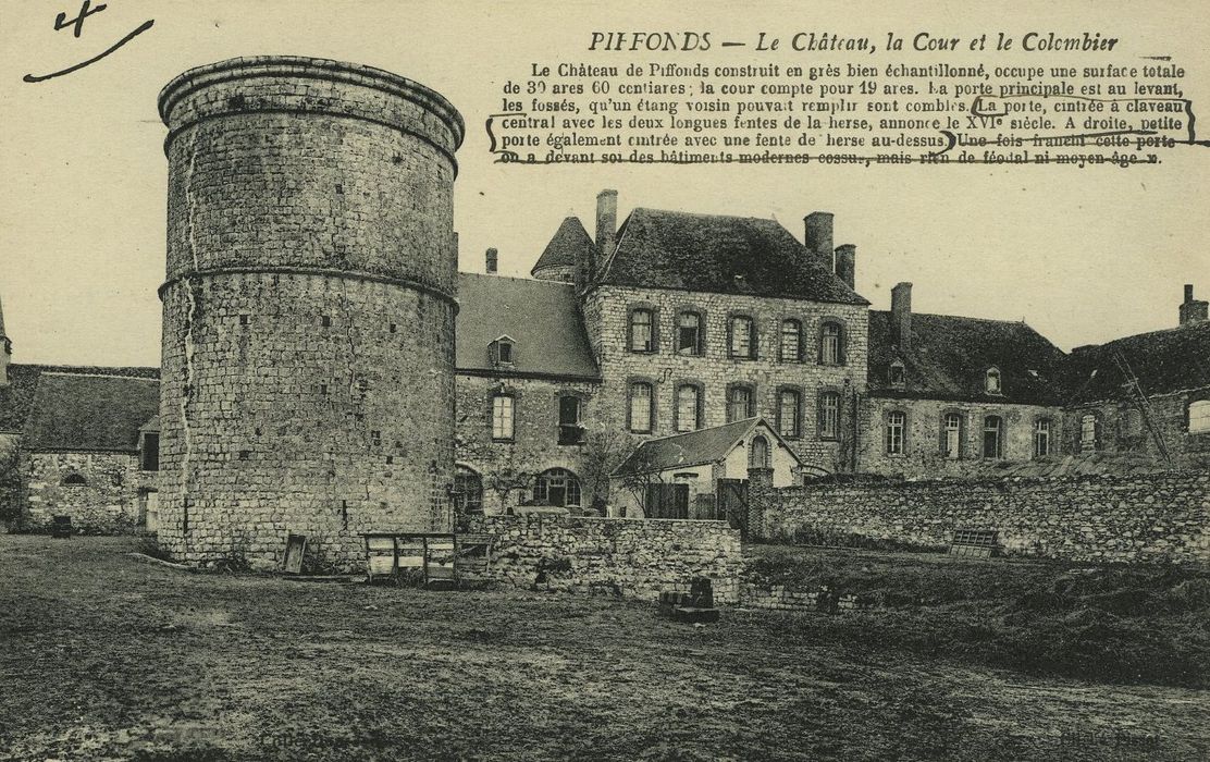 Château : Ensemble sud, vue générale