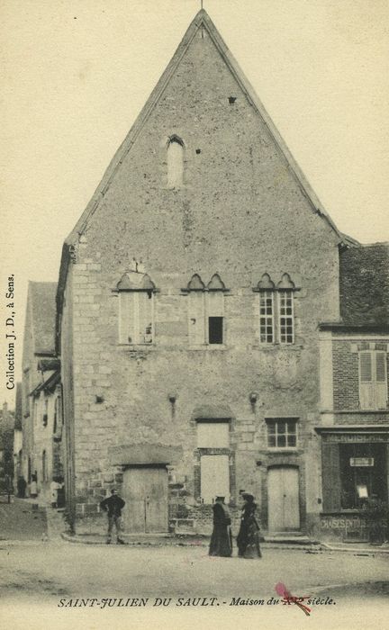 Maison dite du Chapitre : Façade sur rue, vue générale