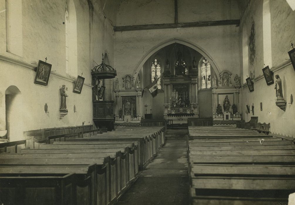 Eglise Saint-Prix : Nef, vue générale