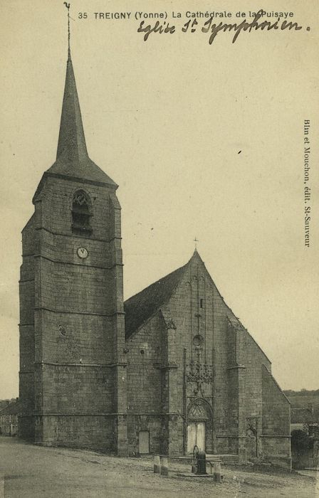 Eglise Saint-Symphorien : Façade occidentale, vue générale