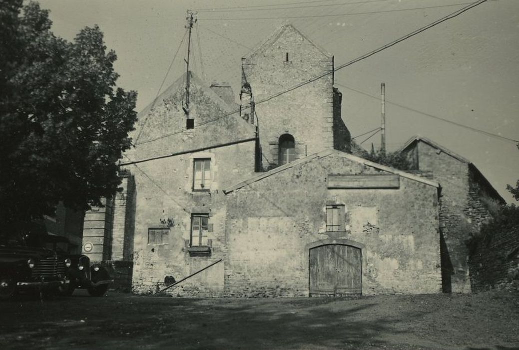 Eglise Saint-Etienne (ancienne) : Vue partielle de l’église, façade occidentale