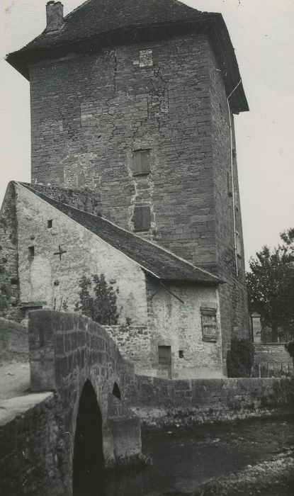 Tour Gloriette : Elévation ouest, vue générale