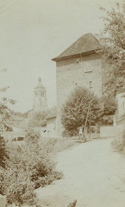 Tour Gloriette : Elévation sud, vue partielle