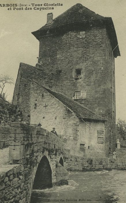 Tour Gloriette : Elévation ouest, vue générale