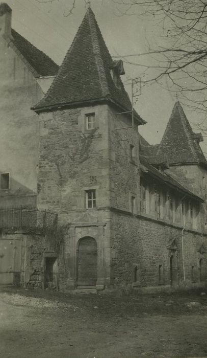 Maison dite des Templiers : Ensemble sud-est, vue partielle