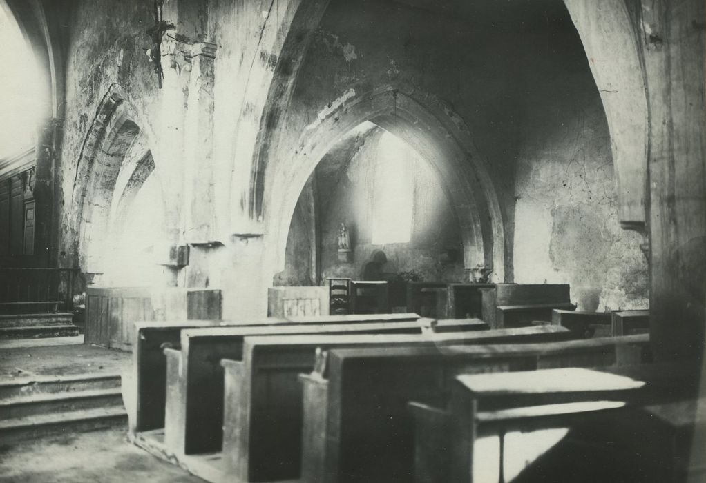 Eglise de Morey (ancienne) : Nef, vue partielle