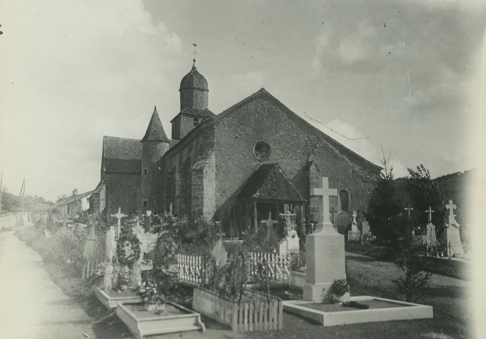 Eglise de Morey (ancienne) : Façade occidentale, vue générale