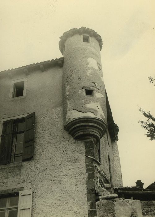 Château de Volhac : Détail de l'échauguette sud-est