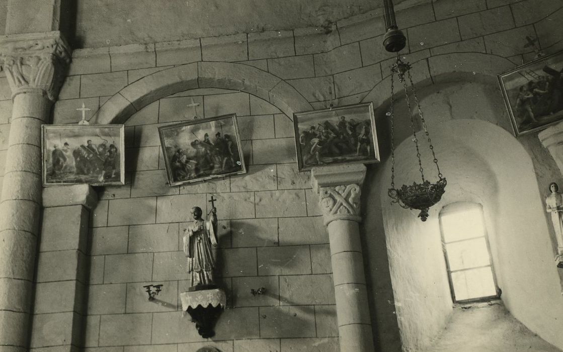 Eglise Notre-Dame de l'Assomption : Mur gouttereau non localisé (choeur?), vue partielle