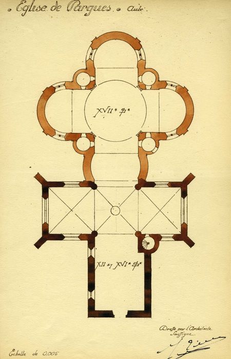 plan (encre sur papier)