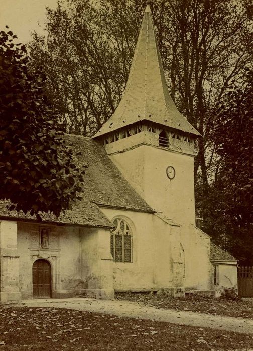 façade latérale sud, vue partielle