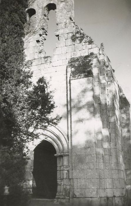 façade ouest, vue partielle