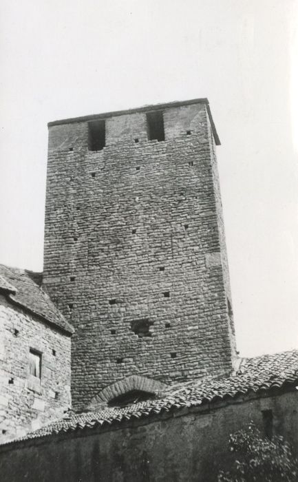 tour du pont-levis, élévation nord-ouest