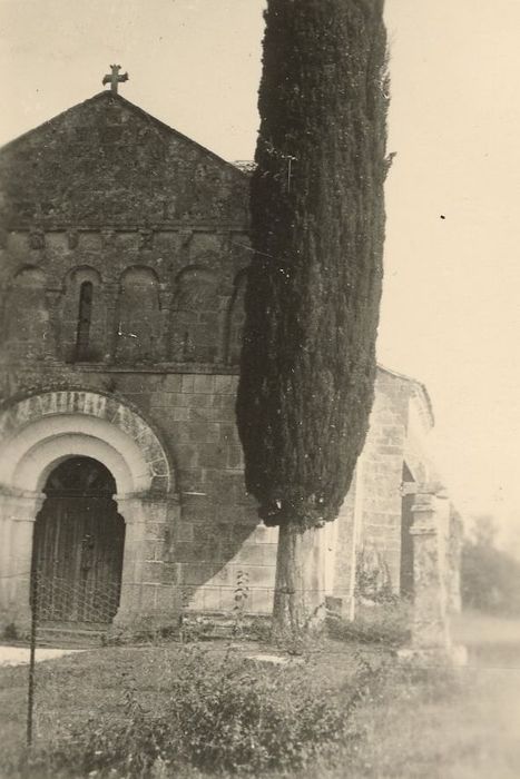 façade ouest, vue partielle