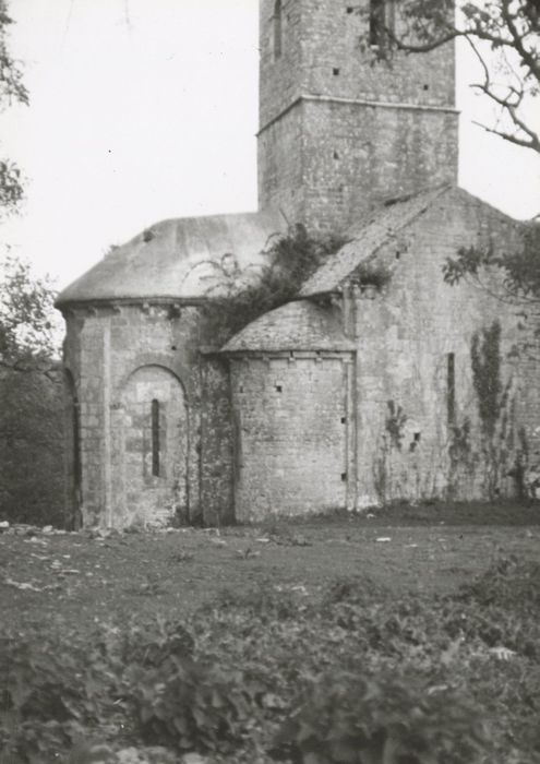 chevet, façade latérale nord