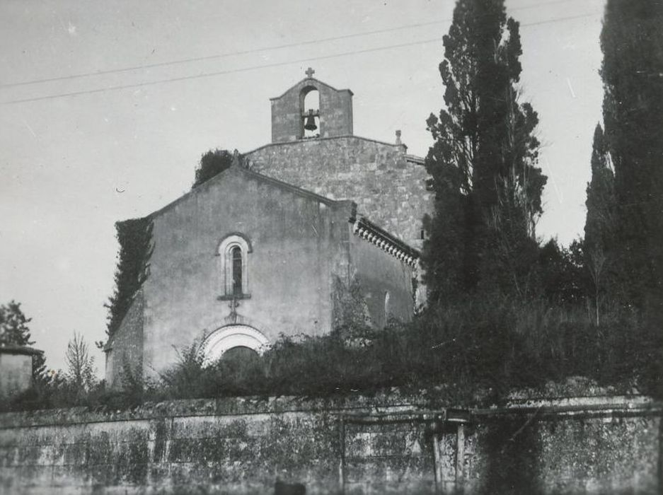 façade ouest, vue partielle