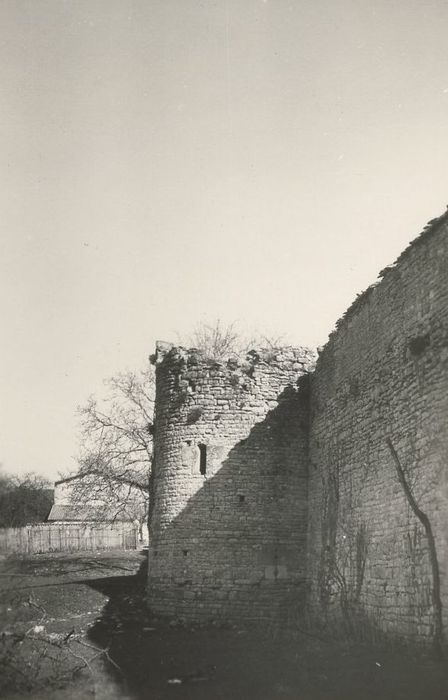 mur d’enceinte de l’abbaye, vue partielle