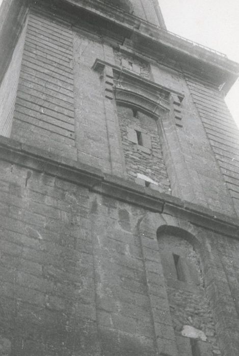 clocher, élévation sud, vue partielle