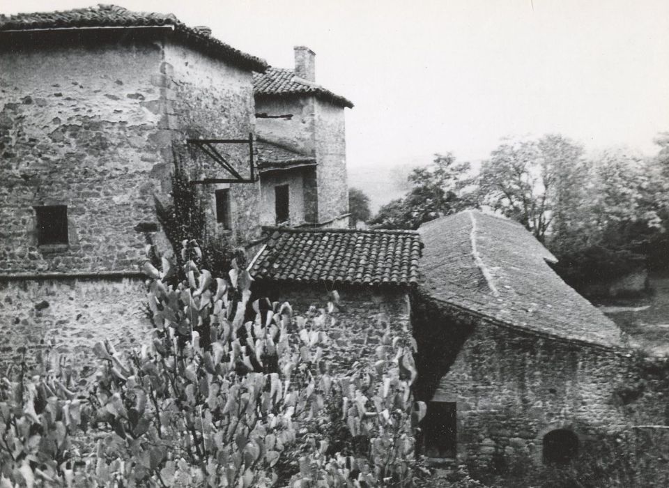 flanc nord, ancien moulin, vue partielle